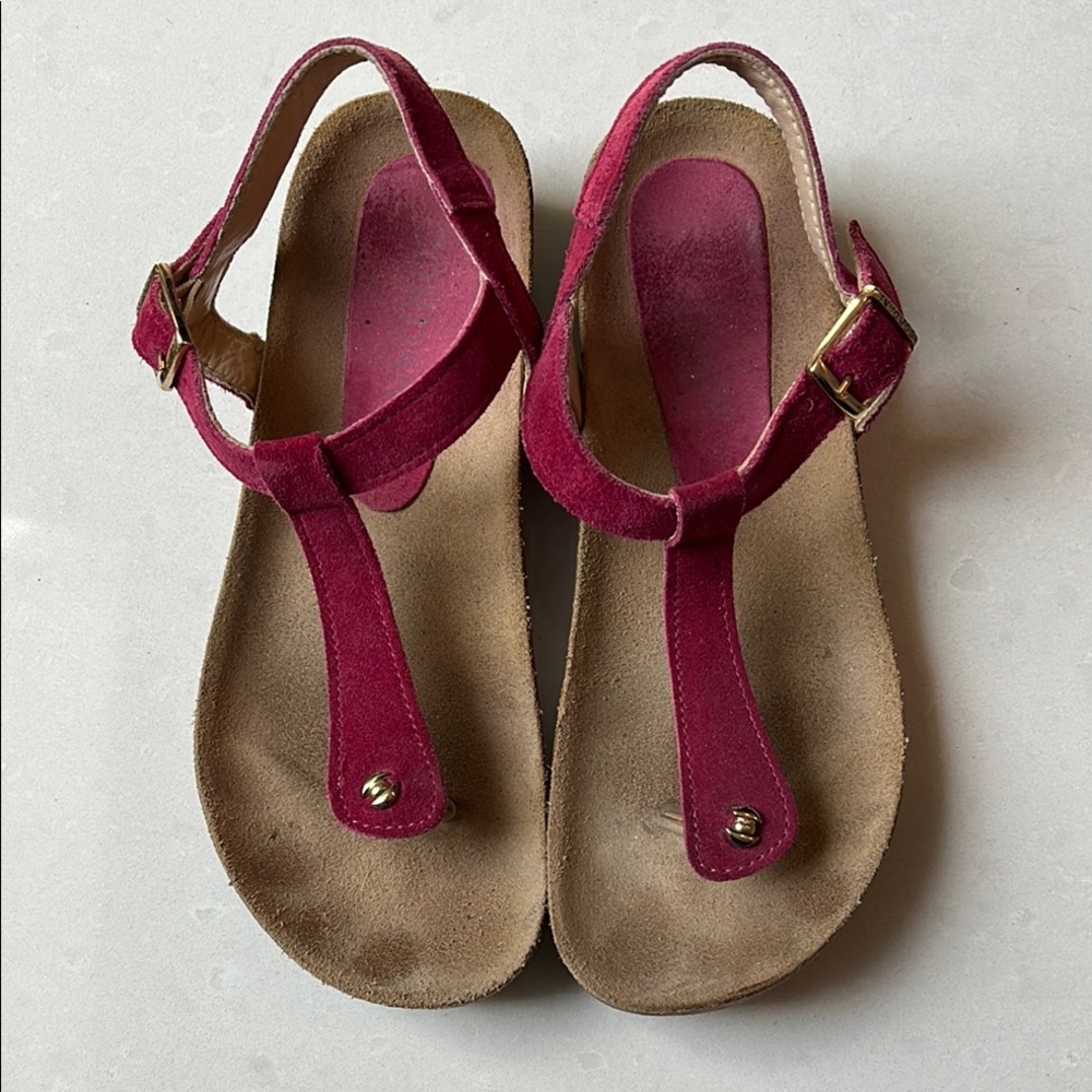 🏡Women's Pink Suede Cordani Sandals